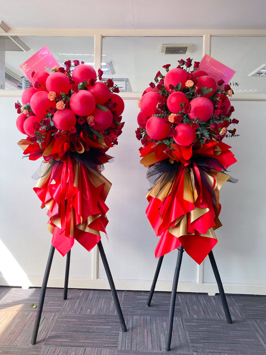 Jubilant Opening Flower Stand