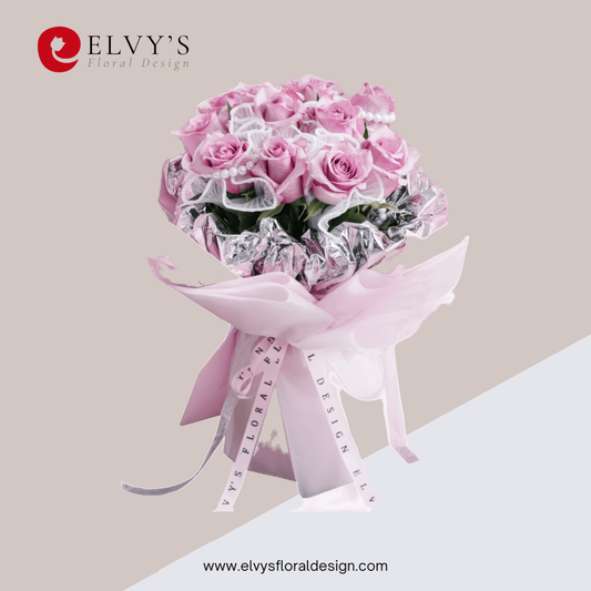 Magical – Lilac Holland Rose Bouquet | Elvy's Floral Design