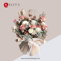 Urban Taupe – Nude Palette Rose Bouquet | Elvy's Floral Design