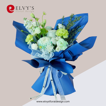 Alba – Cool Mint & Blue Bouquet