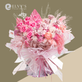 Pink Up – Premium Preserved Rose Bouquet - Elvy's Floral Design