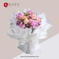 Pigeon Pink – Premium Peony & Carnation Bouquet - Elvy's Floral Design