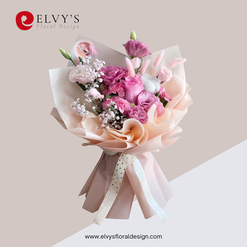 Rosette – Ecuadorian Rose & Lisianthus Bouquet