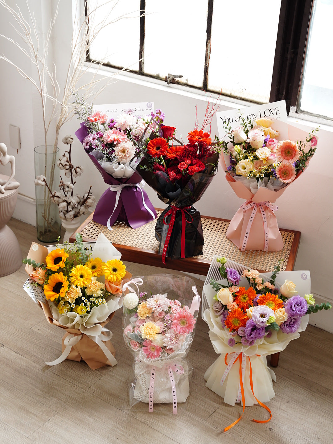Mixed Flower Bouquets - For Valentine's Week