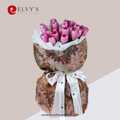Fiery Fuchsia – Fuchsia Pink Tulip Bouquet - Elvy's Floral Design