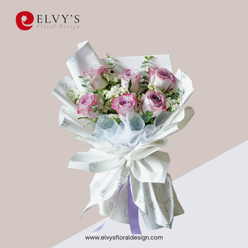 Lira – Lilac Rose Bouquet