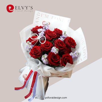 La Rose Moderne – Ecuadorian Rose & Matthiola Bouquet