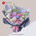 Spring Lilac – Signature Gerbera & Tulip Bouquet - Elvy's Floral Design