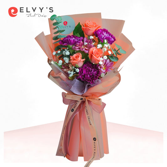 Beauty Bushes Mini Bouquet | Elvy's Floral Design