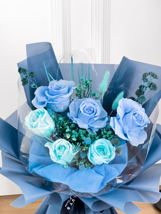 Hugs and Kisses – Dried Flower Bouquet - Elvy's Floral Design