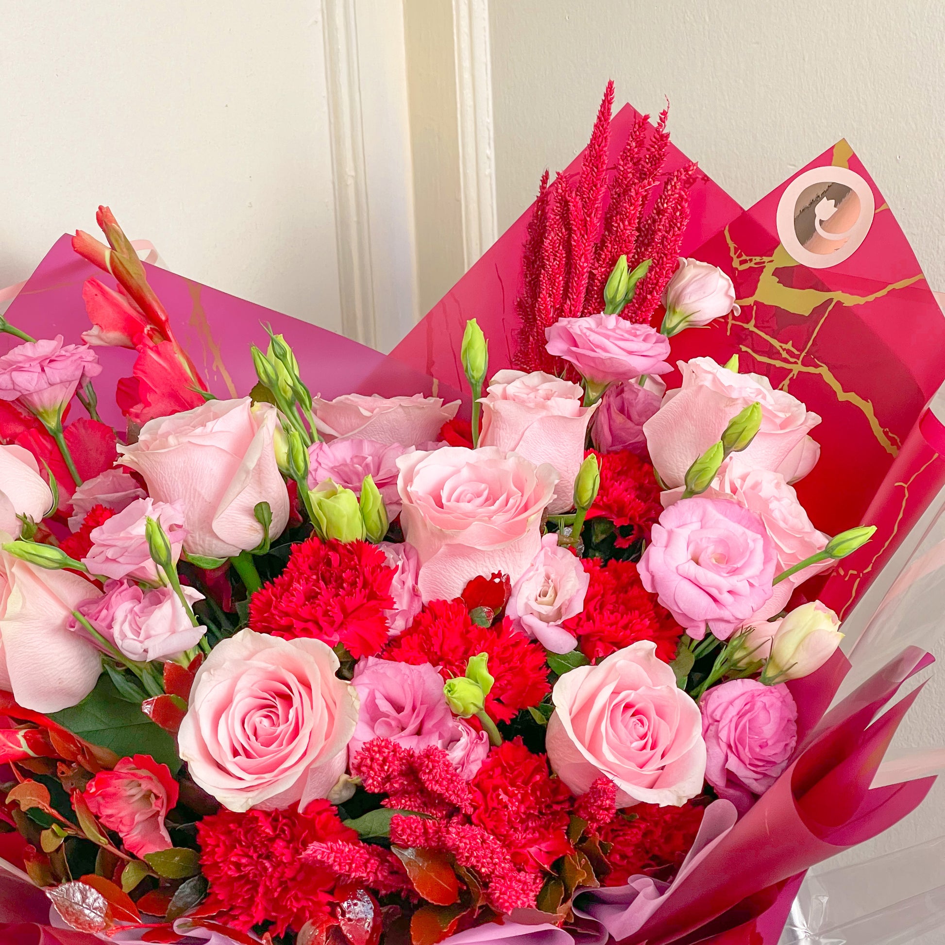 Elegance of Red and Pink Flowers | Elvy's Floral Design