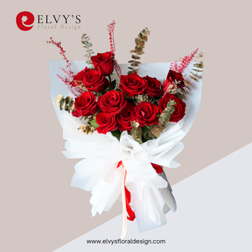 Red Chapter – 12 Red Rose Bouquet