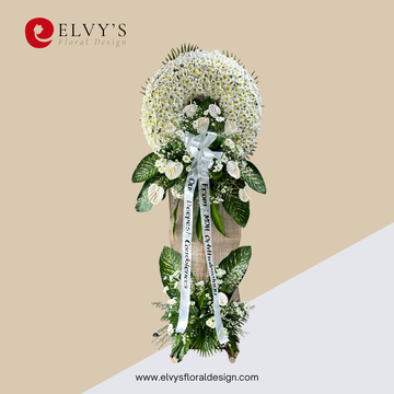 Simple Serenity – 5ft Two-Layer Sympathy Standee