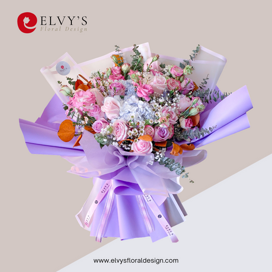 Laverna – Mixed Signature Bouquet | Elvy's Floral Design